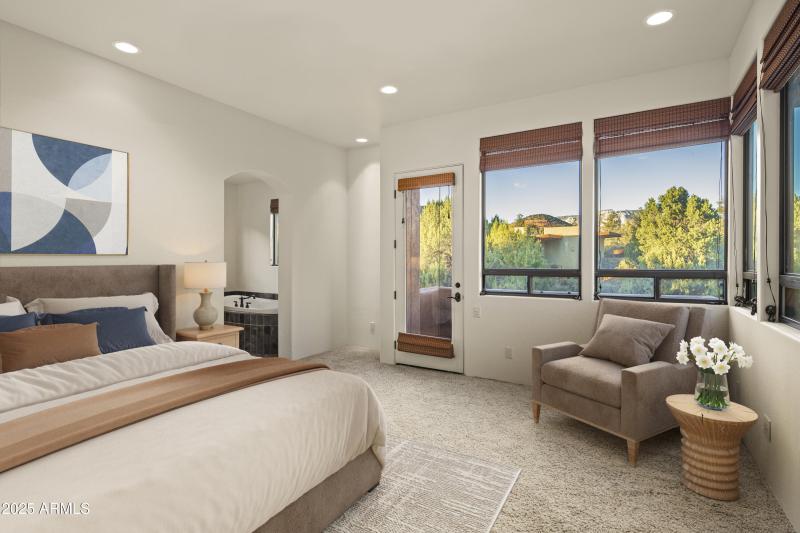 PRIMARY BEDROOM DECK ACCESS