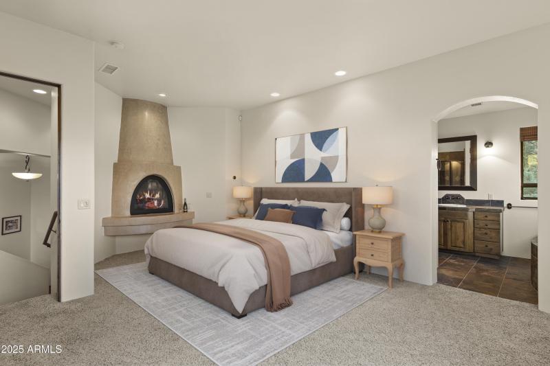 PRIMARY BEDROOM AND BATH