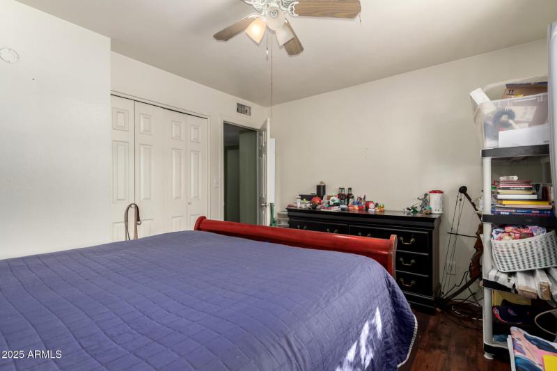 Spacious Bedroom + Closet Area