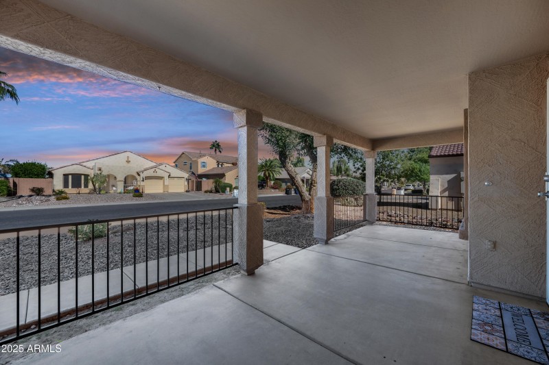 ENJOY THE COVERED PATIO