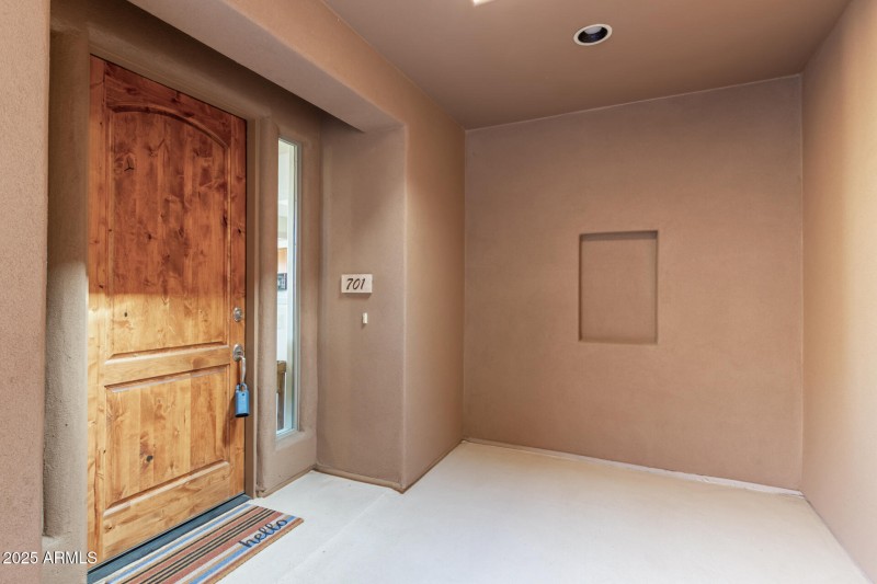 Beautiful wood entry door