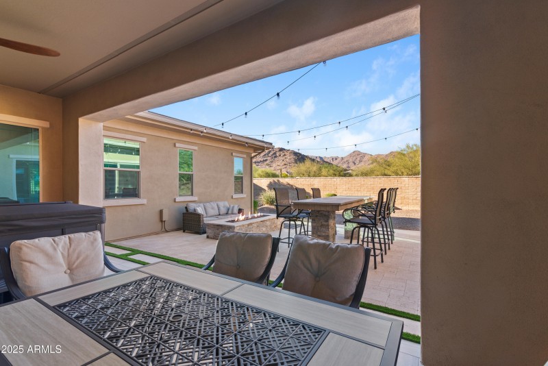 North Facing Patio w/ Mountain Views