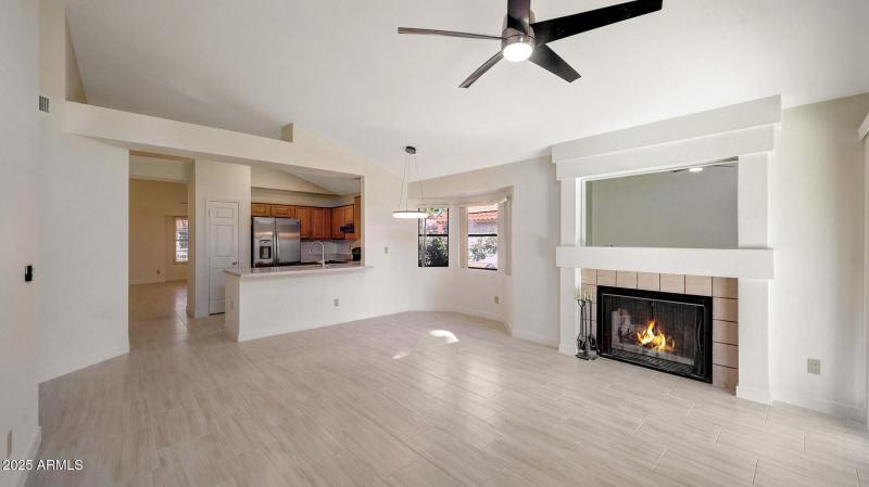 Family room - New ceiling fan