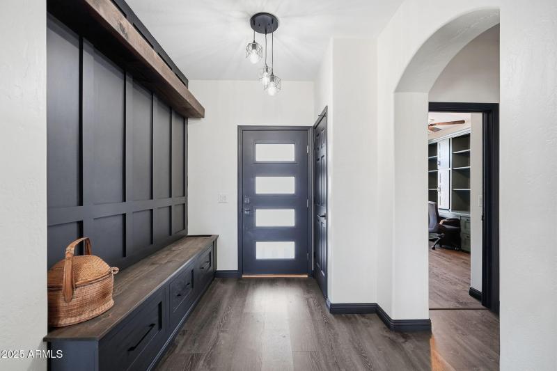 Front Entry w/Custom Built-In