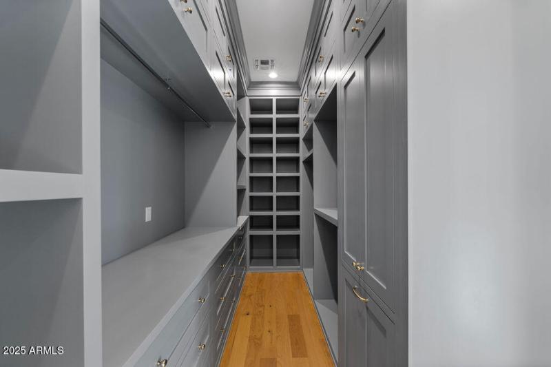 His Walk- in Closet