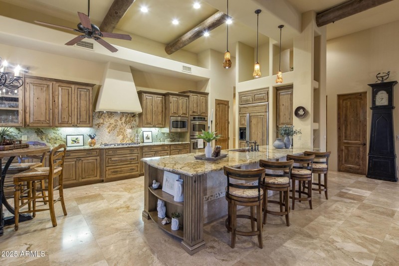 Granite Counters & Custom Hood