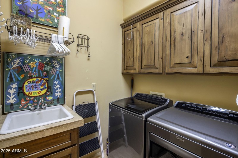 Laundry Room With Prep Sink