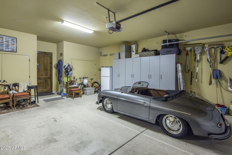 Garage With Storage Cabinets