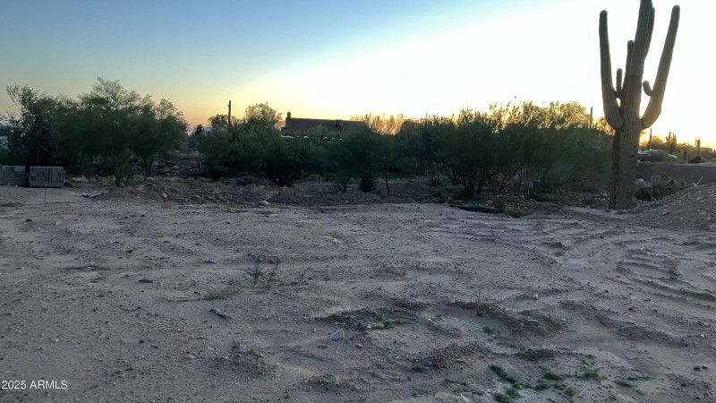 Back of property looking South