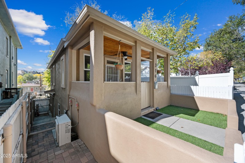 Exterior Walkway from Lower Level