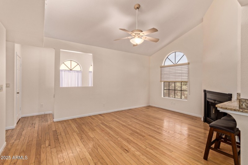 Entrance from stairs to great room