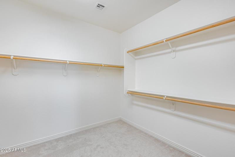 Large Walk-in Closet in Master Bedroom