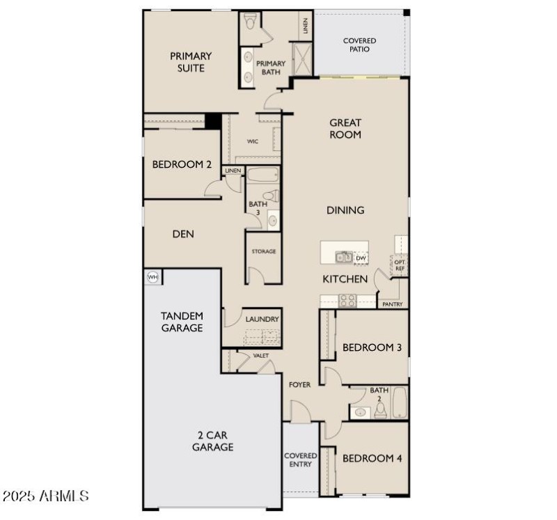 Sage Left Garage - 4 panel