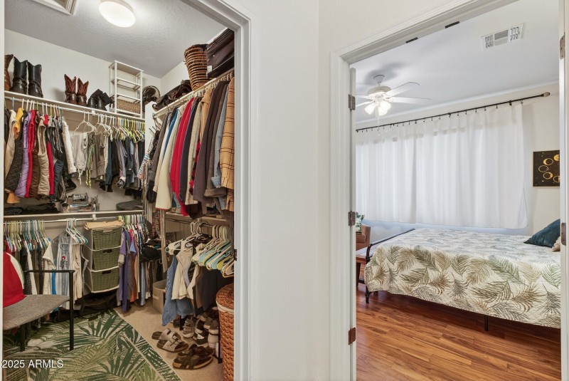 Walk-in closet!
