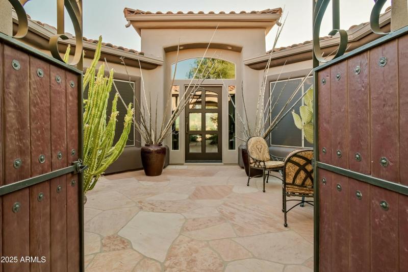 Custom Gated Courtyard Doors
