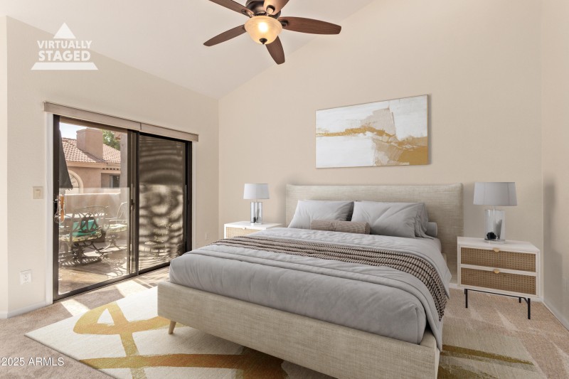 Bedroom (virtually staged)