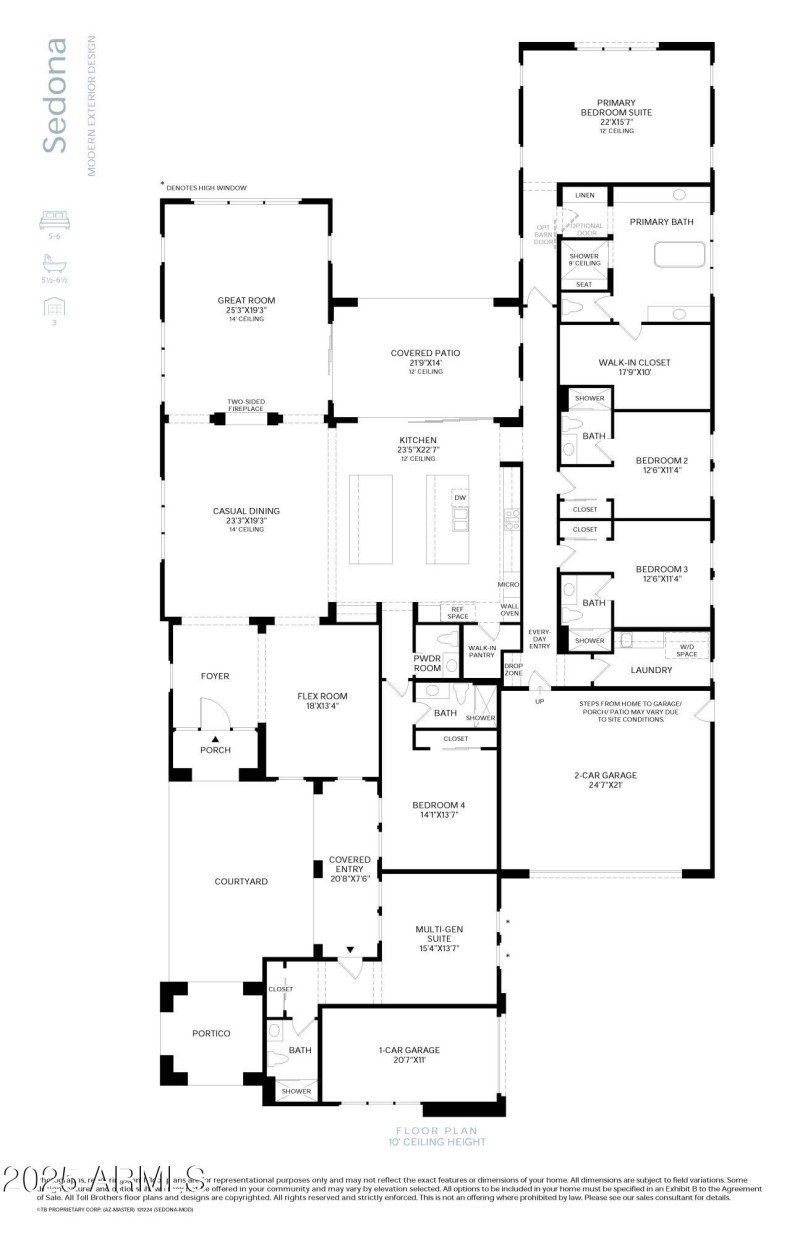 Sedona Floor Plan