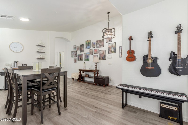 Entryway leading towards kitchen