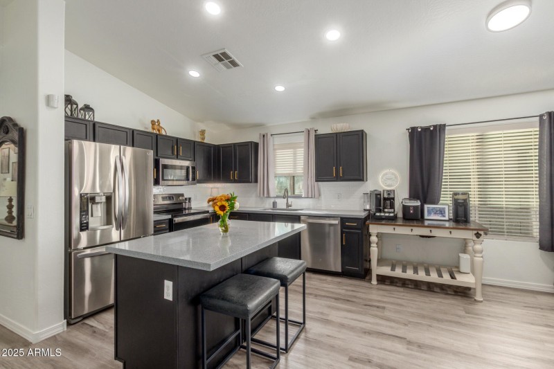 Open concept kitchen