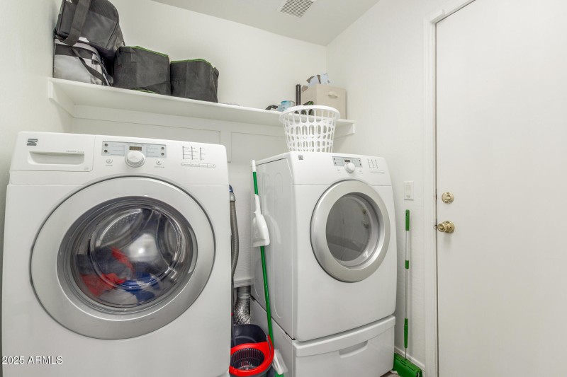 Washer and dryer included