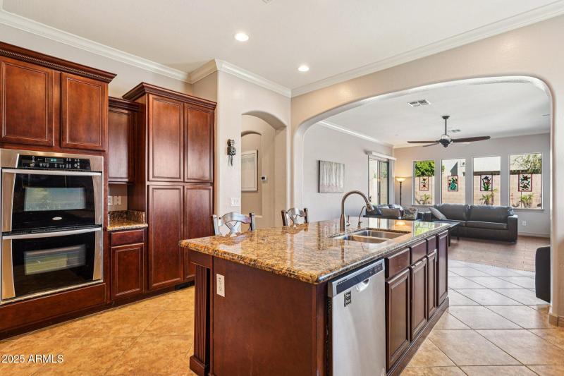 Kitchen Double Ovens, Island