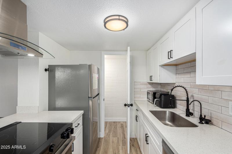 kitchen and bathroom