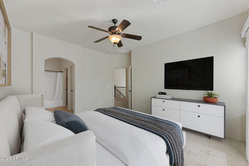 Master Bedroom Virutally Staged