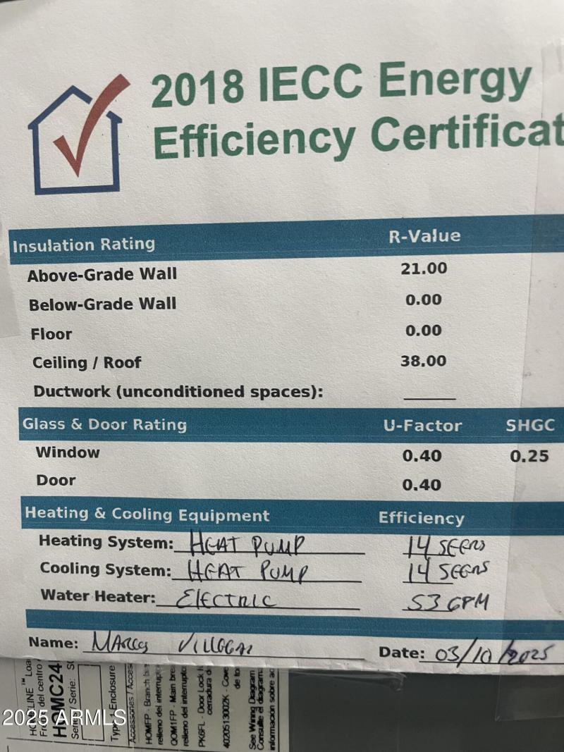 Efficiency Certification