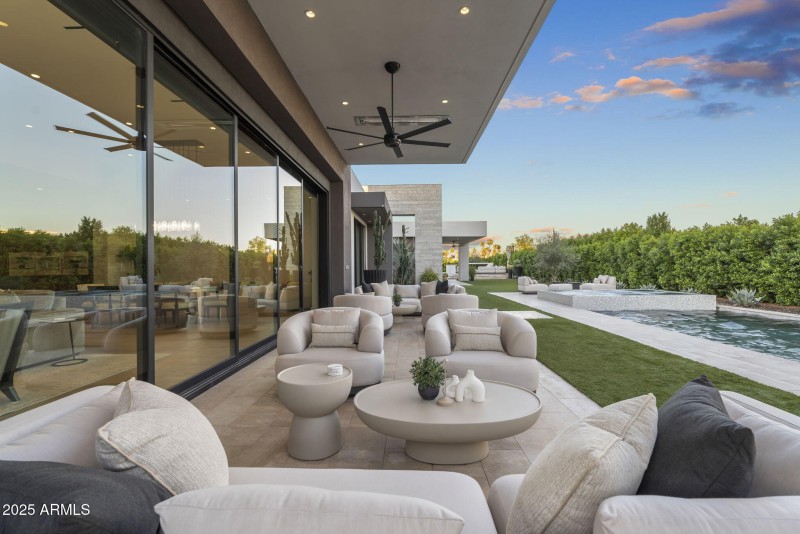 Great views from covered patio