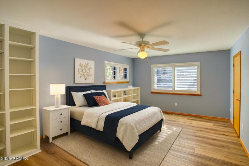 PRIMARY BEDROOM STAGED