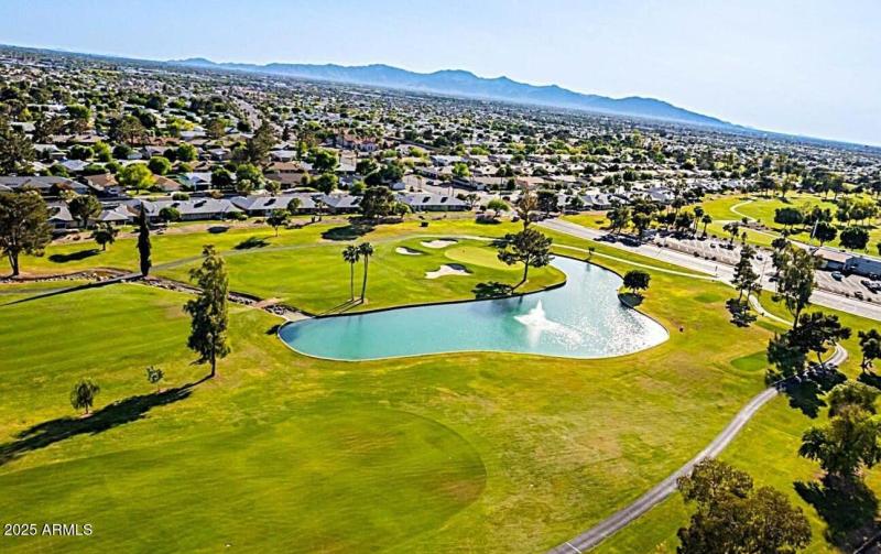 Golf Courses Drone View