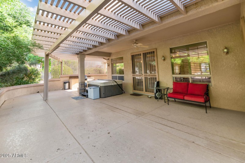 Extended, Covered Patio