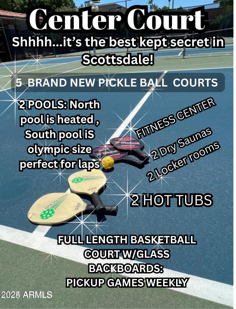 Center Court Ammenities