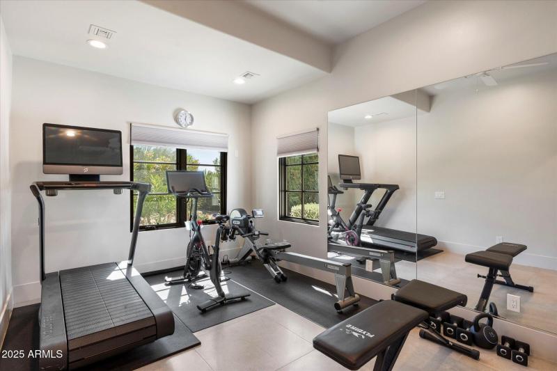 Equipped Exercise Room