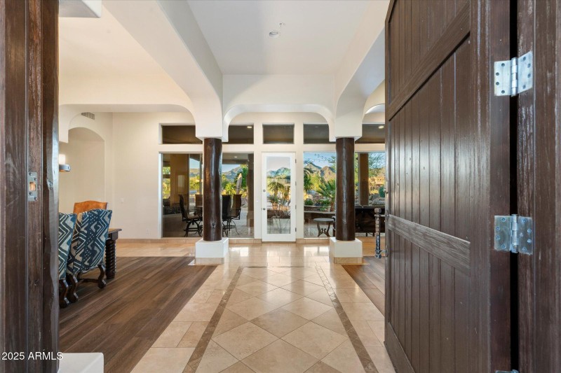 Grand Stone-Accented Entry