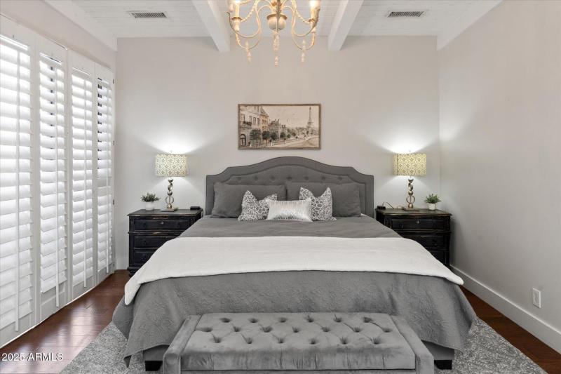 Primary Bedroom w/ Back Patio Access