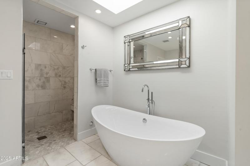 Primary Bathroom Free Standing Tub