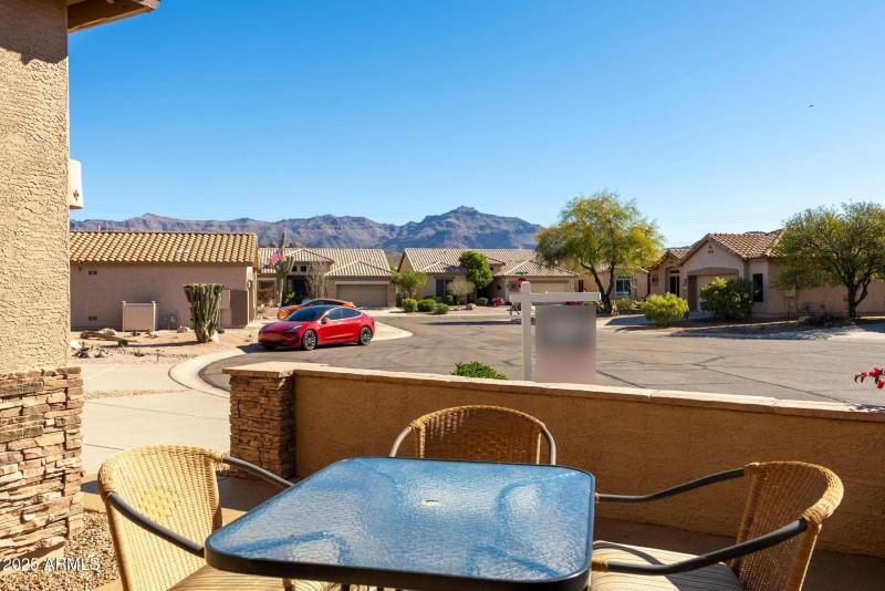 Views of Superstitions from patio