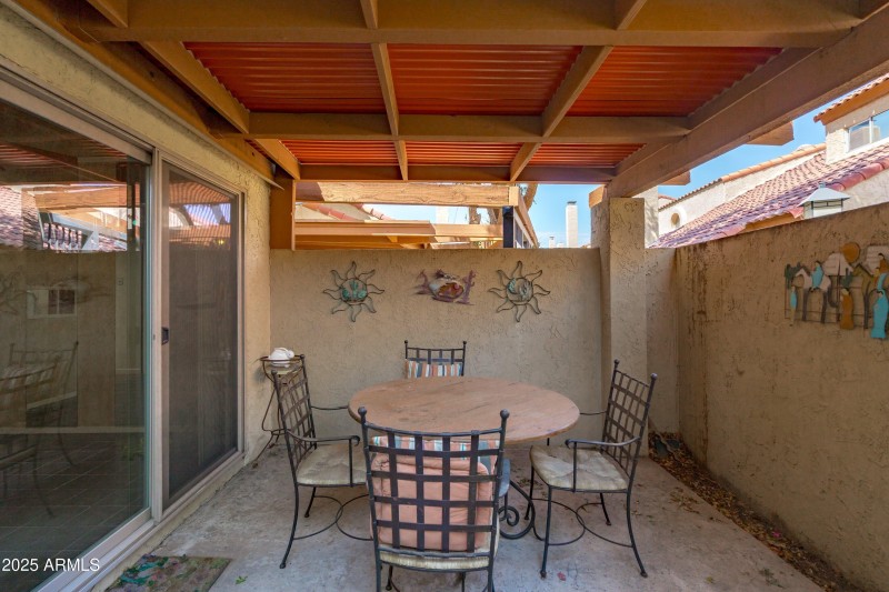 Covered Patio Area