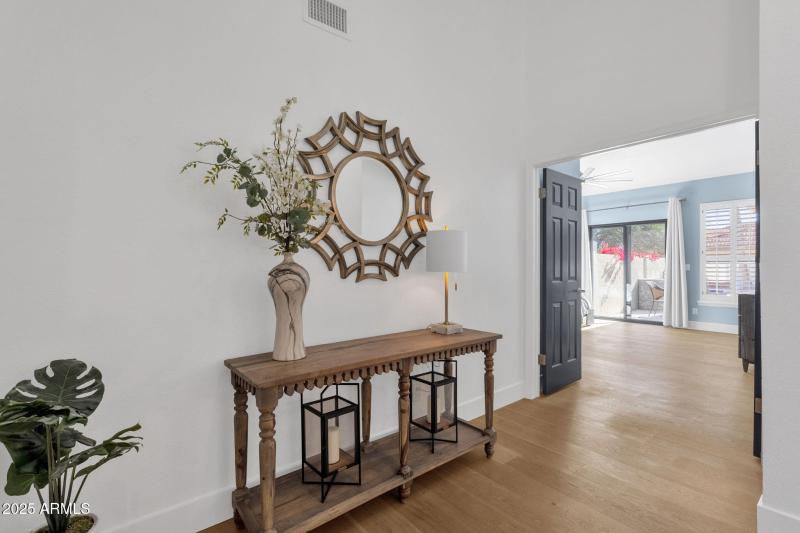 Master bedroom entry