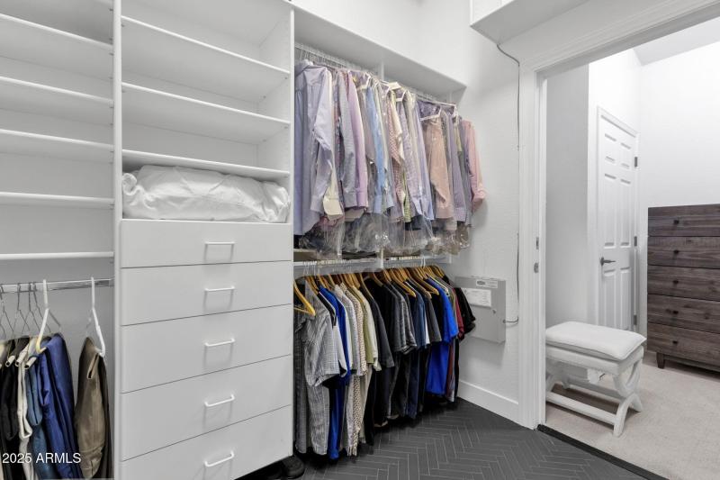 Master closet