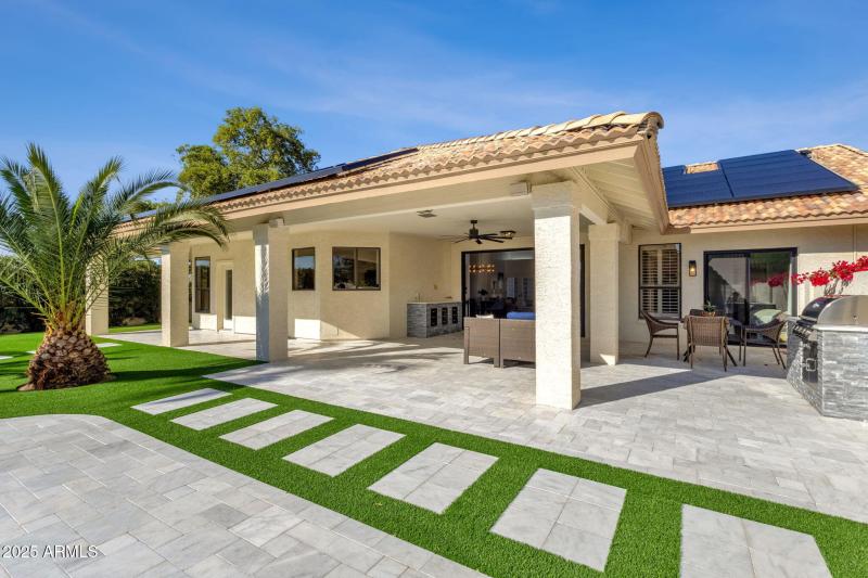 Patio from pool area