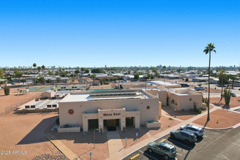 Drone View Mesa East Community Center