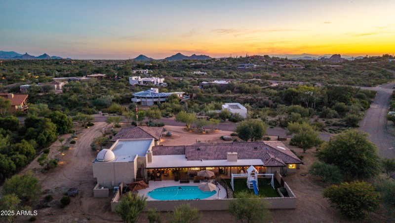 Aerial Backyard View