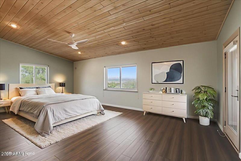 Primary Bedroom Staged