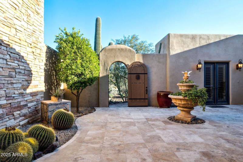 Courtyard on a sunny day