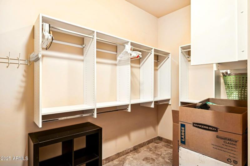 Walk in closet is 134 sq ft