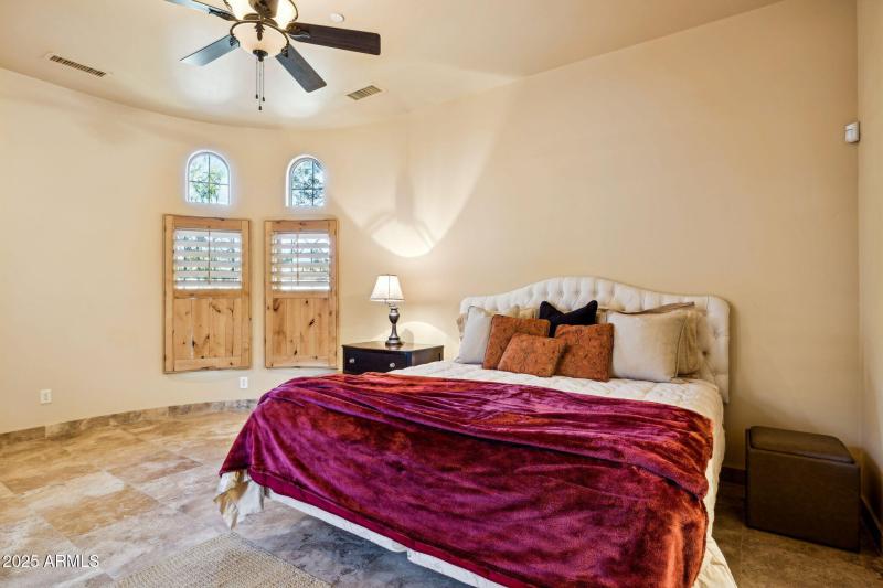 sleeping area of the casita