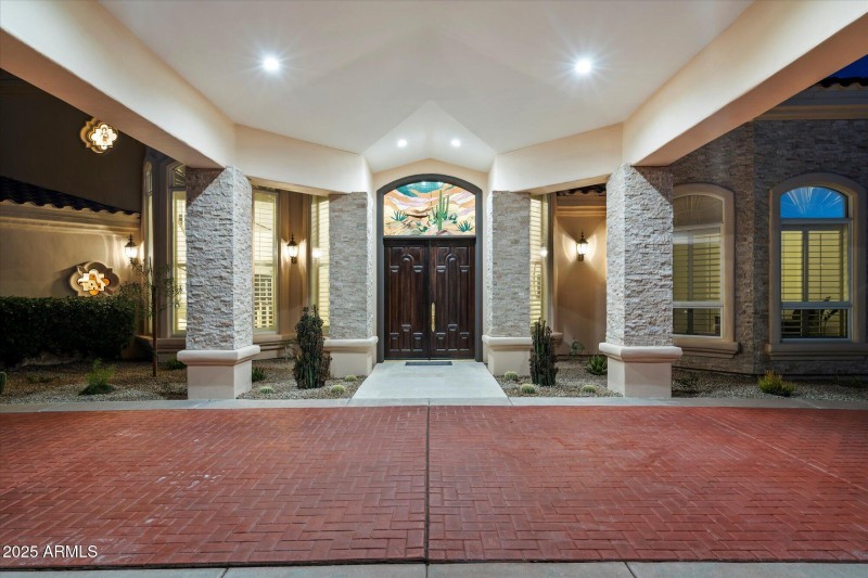 Custom Front Entry & Portico