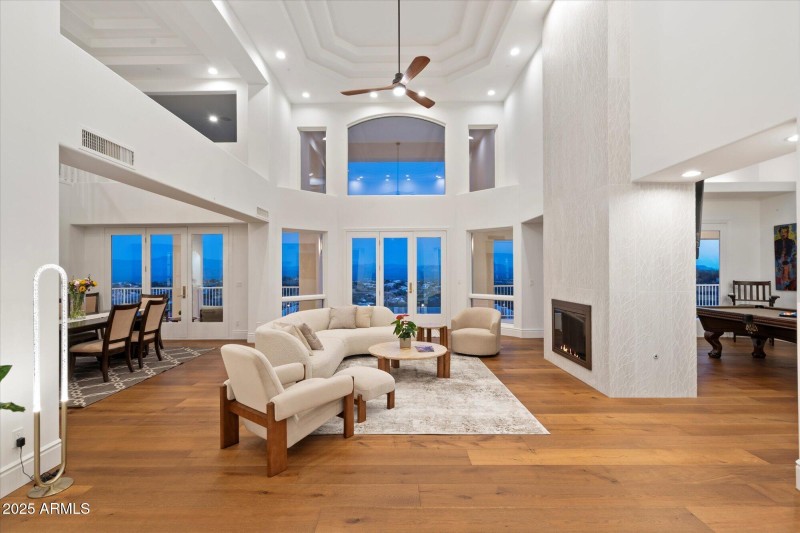 Great Room at Twilight